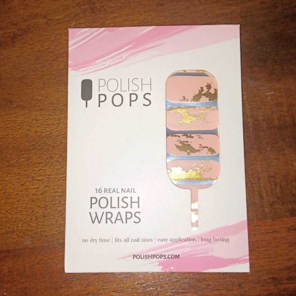 Nail polish wraps